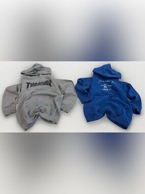 Lot Of 2 Thrasher Hoodies Size Small Sweaters Skateboard Y2K Mark Gonzalez Y2K